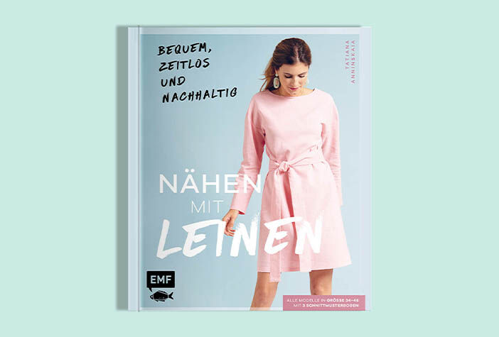 Buch Cover Nähen mit Leinen